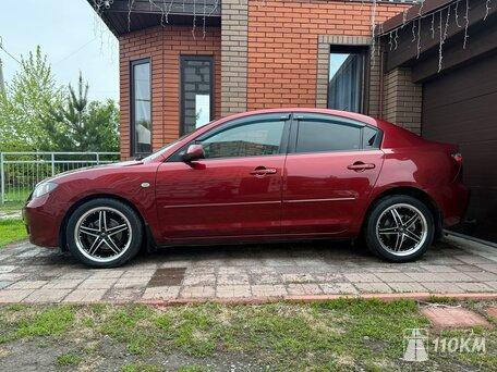 Mazda, 3, 1600, 150, бензин, седан, автомат, передний привод, среднее состояние, левый, красный, 740 000 ₽