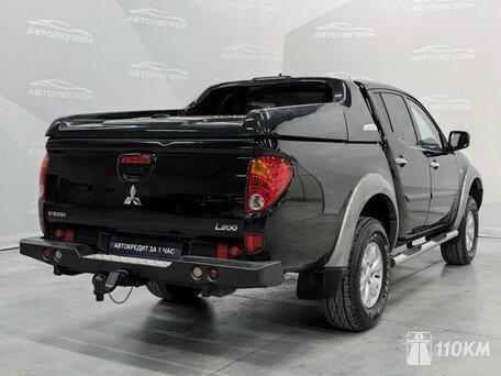 Mitsubishi, L200, 2500, 136, дизель, пикап, механика, полный привод, среднее состояние, левый, черный, 1 900 000 ₽