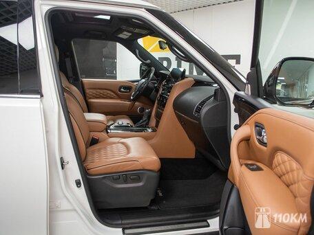 Infiniti, QX80, 5600, 405, бензин, внедорожник, автомат, полный привод, среднее состояние, левый, белый, 9 999 000 ₽