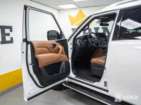Infiniti, QX80, 5600, 405, бензин, внедорожник, автомат, полный привод, среднее состояние, левый, белый, 9 999 000 ₽