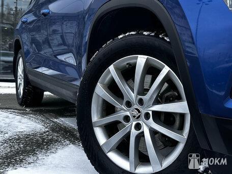 Skoda, Kodiaq, 2000, 180, бензин, внедорожник, робот, полный привод, среднее состояние, левый, синий, 2 230 000 ₽