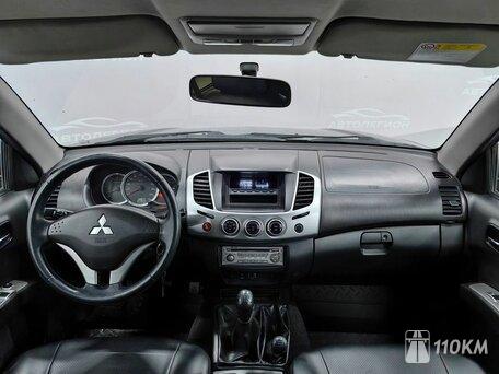 Mitsubishi, L200, 2500, 136, дизель, пикап, механика, полный привод, среднее состояние, левый, черный, 1 900 000 ₽