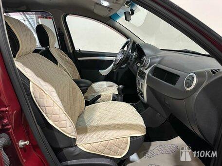 Renault, Sandero, 1600, 103, бензин, хэтчбек, механика, передний привод, среднее состояние, левый, красный, 440 000 ₽
