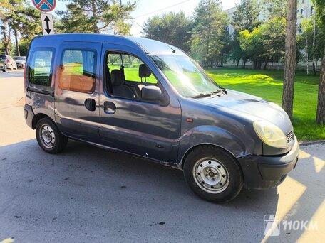 Renault, Kangoo, 1400, 75, бензин, минивэн, механика, передний привод, среднее состояние, левый, синий, 275 000 ₽