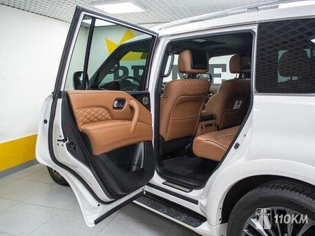 Infiniti, QX80, 5600, 405, бензин, внедорожник, автомат, полный привод, среднее состояние, левый, белый, 9 999 000 ₽